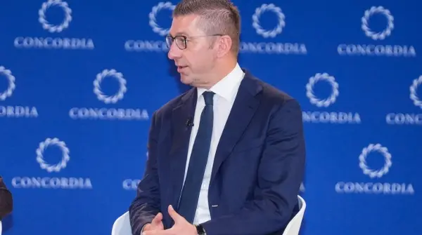 Мицкоски на самитот „Конкордија“ во Њујорк: Македонија останува на европскиот пат, ги браниме идентитетот и државните интереси