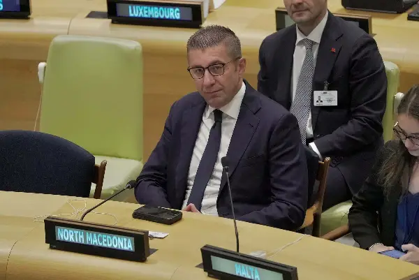 Мицкоски на отворањето на Генералното собрание на ОН: Со гордост ја претставуваме Македонија на местото на кое се носат важни одлуки