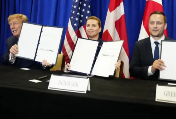 (Видео) Трамп потпиша договор за Гренланд: „Ни дава трајна надлежност над безбедноста“