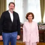 Средба на Сиљановска-Давкова со европратеникот и известувачот на Европскиот парламент, Вајц