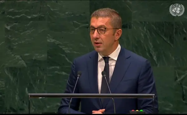 Мицкоски пред Генералното собрание на ОН ги претстави трите стратешки определби на Македонија
