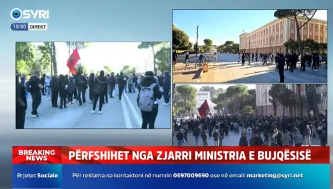 Четврти ден револуција низ Албанија: Студентите се кренаа против авторитарното владеење на Еди Рама (ВИДЕО)