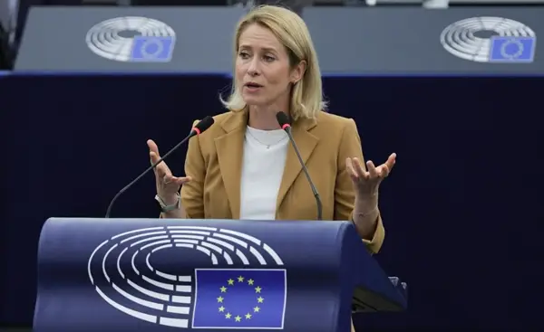 САД ЈА ТЕРААТ УКРАИНА ДА СЕ ПРЕДАДЕ ПОД УСЛОВИТЕ НА ПУТИН Каја Калас вели дека Европа сака мир, но да биде траен и праведен
