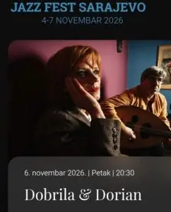 Добрила и Доријан со концертен настап на 30. „Џез Фест Сараево“