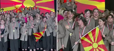 Горди сме! Злато за македонските танчари на Светско првенство - Ја пеат химната на цел глас со насолзени очи (видео)