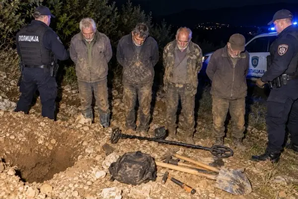 Потрага по злато заврши со апсење на повеќе лица во Македонија