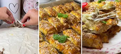 Рецепт за крцкави стапчиња од кори, полнети со мелено месо и кашкавал