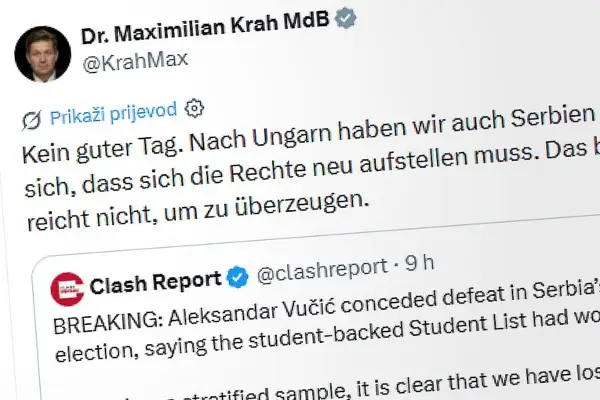 Пратеник на AfD: По Унгарија, ја изгубивме и Србија - oва не е добро