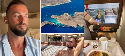 Македонец, преселен на Малта, со шеговити видеа од авион: „Вие сакате деца, јас шампањ во бизнис класа“