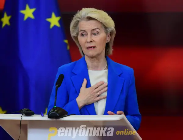 Урсула фон Дер Лајен и Марта Кос први им ја честитаа победата на студентите во Србија
