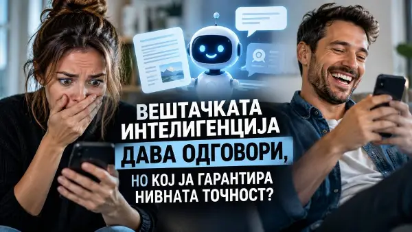 МУ ВЕРУВАТЕ НА ОДГОВОРОТ ШТО ВИ ГО ДАВА ВЕШТАЧКАТА ИНТЕЛИГЕНЦИЈА? ОВА Е ПРАШАЊЕТО ШТО ТРЕБА ПРВО ДА ГО ПОСТАВИТЕ
