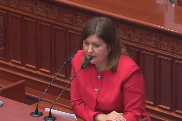 Божиновска: Политичкото несогласување не е незаконитост, обвинувањата мора да се докажат