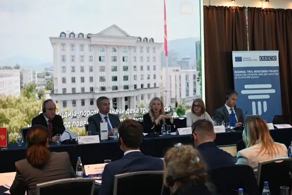 КРИВИЧНИОТ СУД СКОПЈЕ СО ПОЗИТИВНИ ПРАКТИКИ ПРЕПОЗНАЕНИ ВО ИЗВЕШТАЈОТ НА ОБСЕ