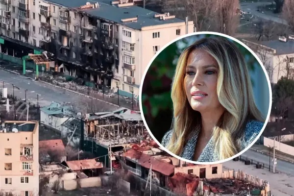 „Примирјето на Меланија“: Русите ги носат медиумите на Трамп во град каде кучиња глодаат човечки коски