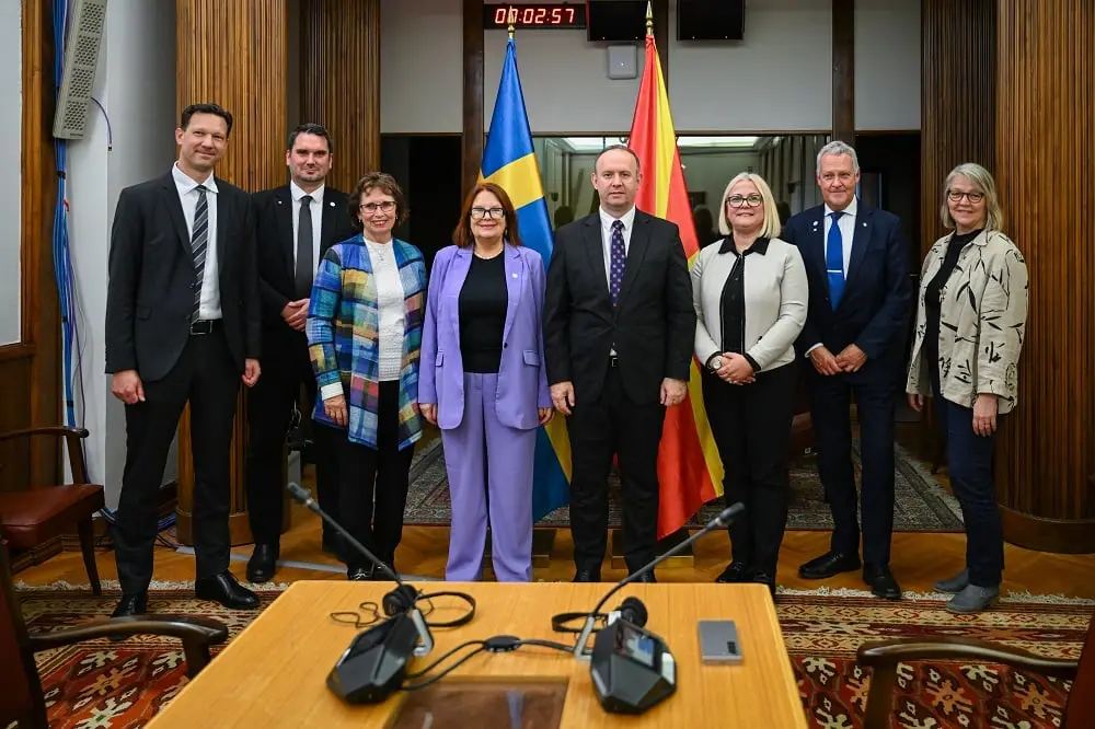 Шведска и Македонија – пријателство и соработка за посилни врски меѓу парламентите