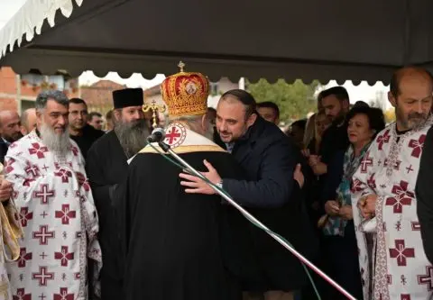 ЃОРЃИЕВСКИ: Нека е за многу години, во Потстаница започна изградба на нов храм посветен на Св. великомаченик Димитриј