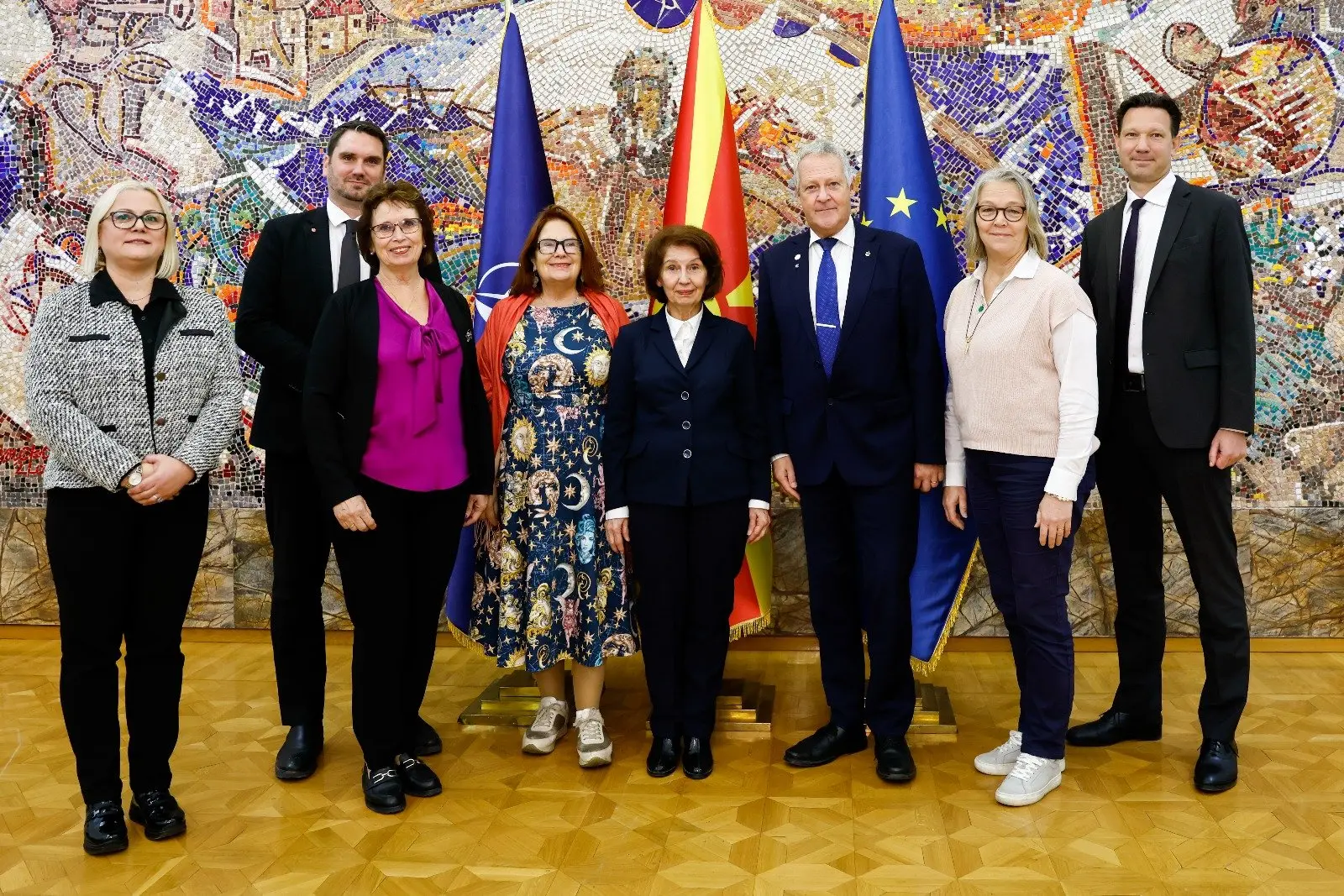 Претседателката Сиљановска-Давкова прими делегација на Меѓупарламентарната група за пријателство од шведскиот парламент – Риксдаг