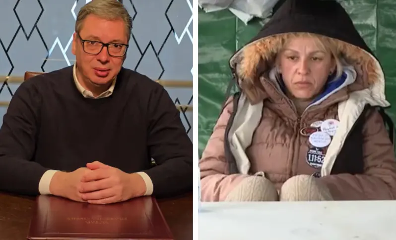 (Видео) Вучиќ ѝ се јавил на Дијана Хрка за да ја замоли да го прекине штрајкот со глад, таа вели дека не се чувствува добро