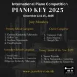 Второ издание на Меѓународниот натпревар „Пијано клавиш“ со врвни професори во жирито