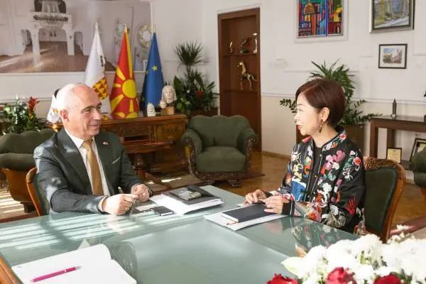 Коњановски домаќин на новоименуваната амбасадорка на Кина во Македонија