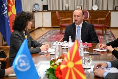 Гаши на средба со постојаната координаторка на ОН, Рита Колумбија