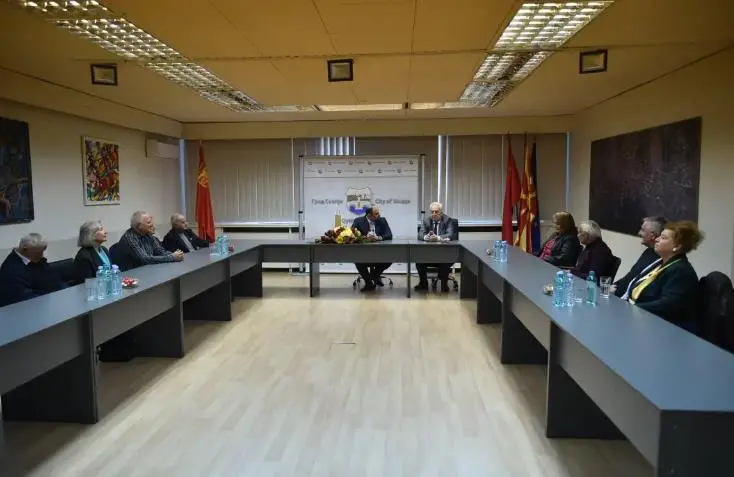 Традиционална средба на градоначалникот Ѓорѓиевски со борците по повод Денот на ослободувањето на Скопје