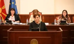 Димитриеска-Кочоска: Со Предлог-буџетот за 2026 година обезбедуваме фискална консолидација, стабилност, раст и инвестиции како темели за подобар животен стандард