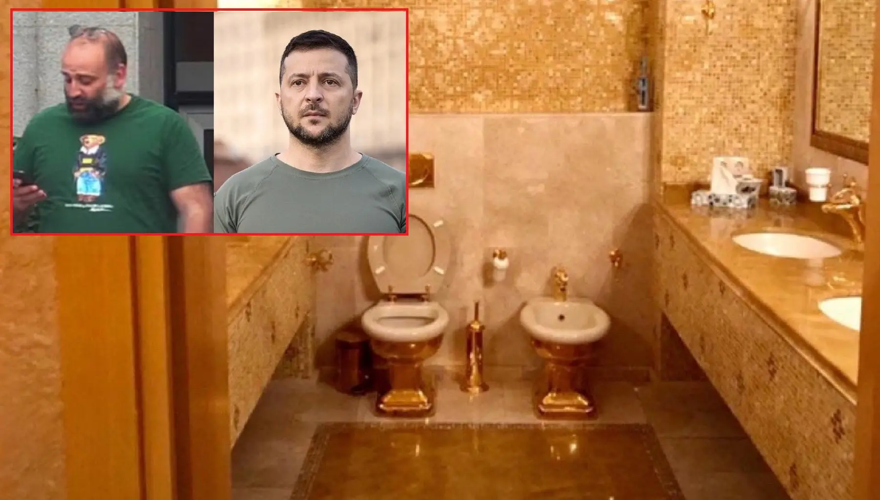 ЗЛАТЕН ТОАЛЕТ СРЕДЕ МИЛИОНСКАТА АФЕРА ВО УКРАИНСКИОТ ВРВ Зеленски живеел во истата зграда како и осомничениот соработник