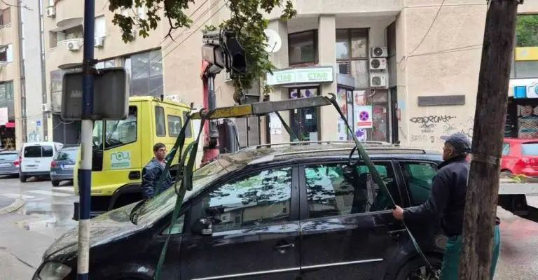 „Пајакот“ за една недела крена 144 возила во општина Центар