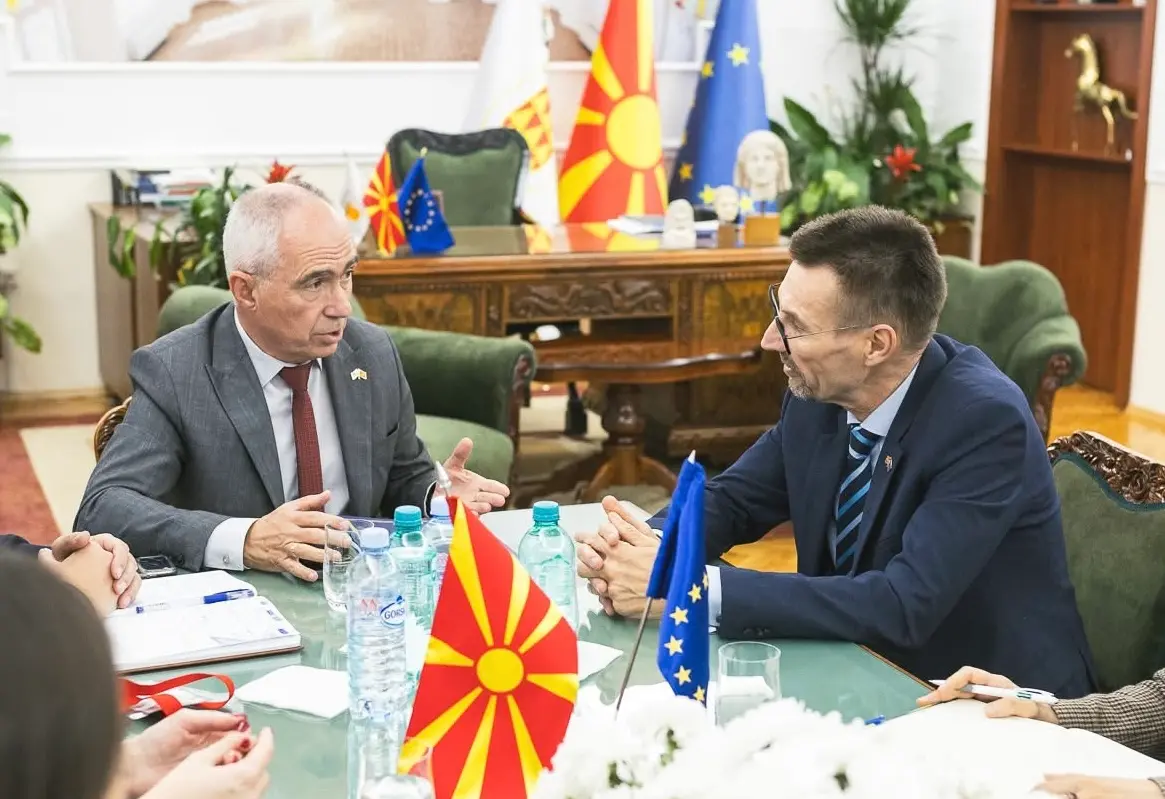 Заменик амбасадорот на ЕУ и Коњановски разговараа за наредокот на Македонија