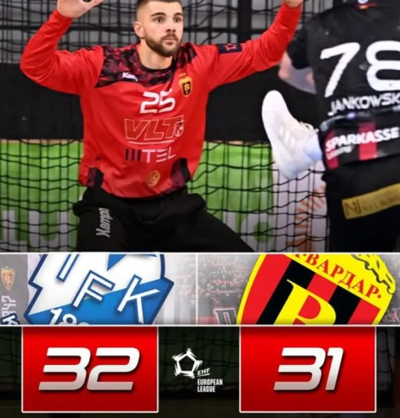 Кристијанштад нов лидер во Ф-групата на Европската лига, Вардар пласман во следната фаза ќе „брка“ во Скопје