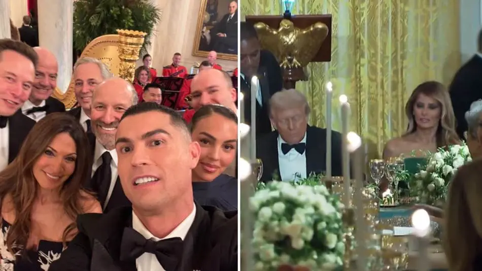 Фото: Кристијано и Георгина на вечера во Белата куќа 