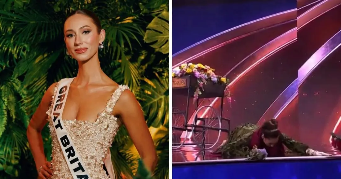 Мис на Британија се сопна и падна на сцената: Дадов сѐ од себе (ВИДЕО)