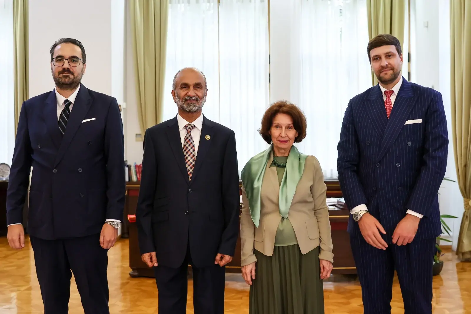 Средба на Сиљановска-Давкова со претседателот на Глобалниот совет за толеранција и мир