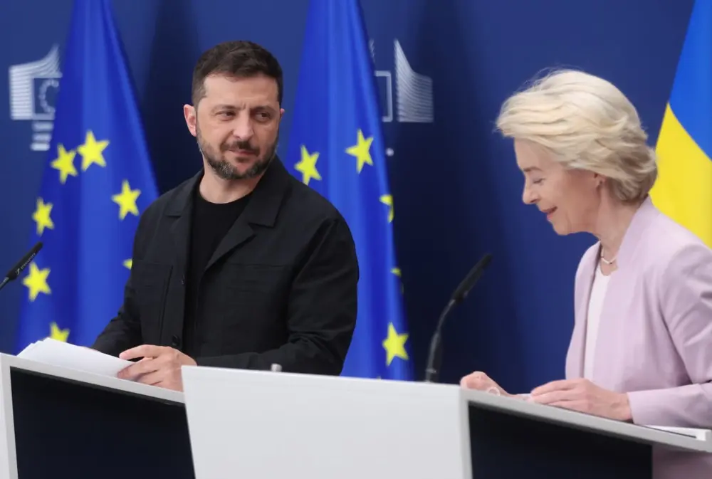 Фон дер Лајен: ЕУ мора да игра централна улога во обезбедувањето мир во Украина