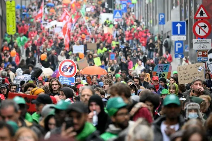 ТРИДНЕВЕН ШТРАЈК ВО БЕЛГИЈА: Трите најголеми синдикати започнуваат серија штрајкови кои ќе кулминираат в среда