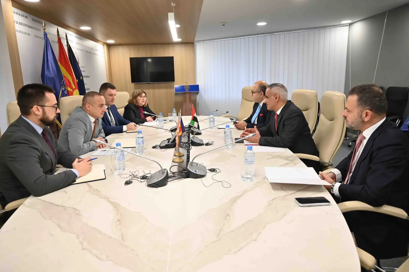 Средба помеѓу висока делегација на МВР и Амбасадорот на Обединетите Арапски Емирати