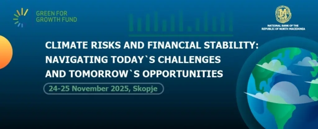 Гувернерот Славески на Конференцијата за климатските ризици и финансиската стабилност: Народната банка ги засилува активностите за управување со климатските промени