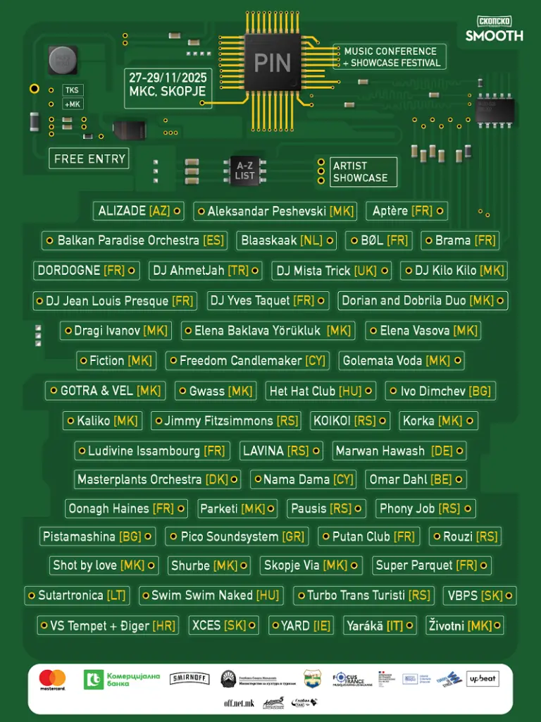 ПИН – музичка конференција со 55 концерти и над 400 учесници од цела Европа во Скопје