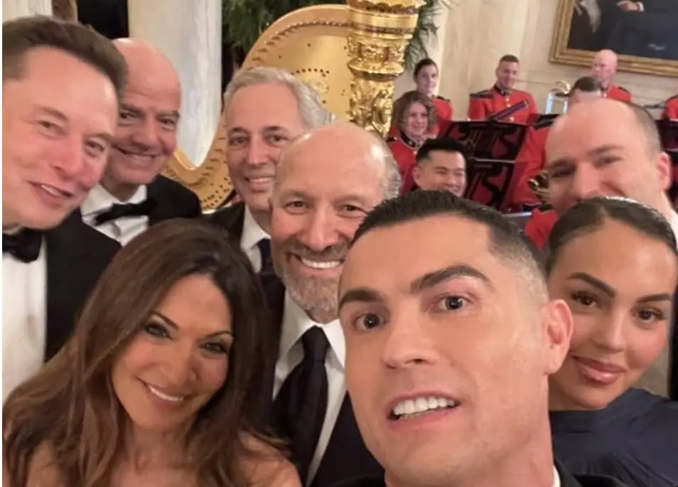Роналдо на вечера со саудискиот принц и Илон Маск кај Трамп