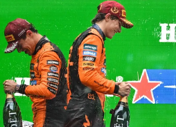 Пјастри заврши во ѕидот, Норис најбрз на спринтот на мократа „Интерлагос“