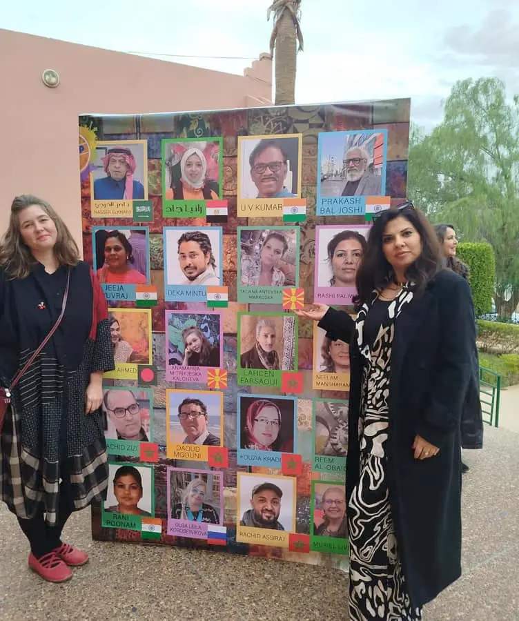 Анамарија Митриќеска-Кал’чева и Татјана Антевска Маркоска во Мароко твореа со уметници од цел свет