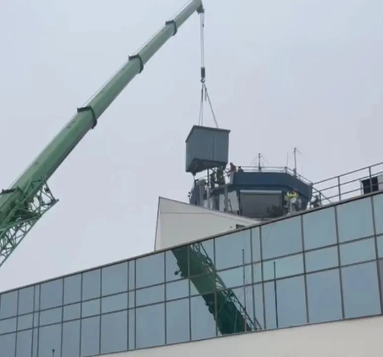 М-НАВ: Целозно завршен процесот на демонтажа на стариот и неупотреблив радар на Меѓународниот Аеродром Скопје