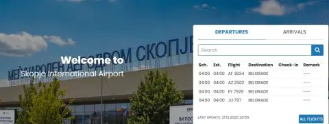 Откажани се вкупно 20 летови: Најнови информации од Скопскиот аеродром, важна вест за патниците
