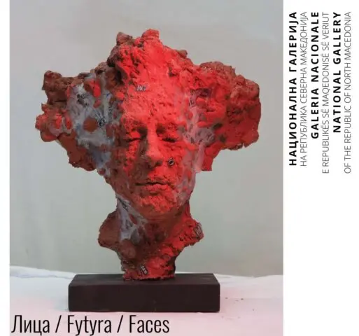 Изложба на академскиот скулптор Ангел Коруновски под наслов „Лица“.