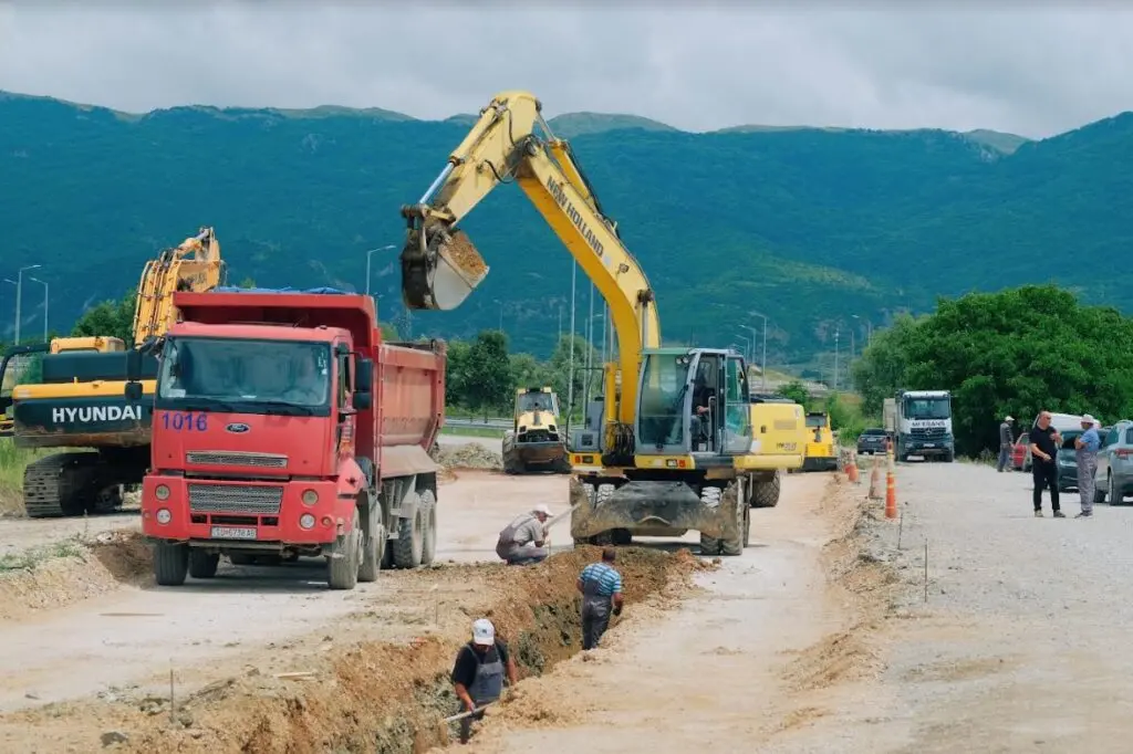 Пуштена за сообраќај клучката на автопатот Охрид-Кичево, кај селото Подмољје