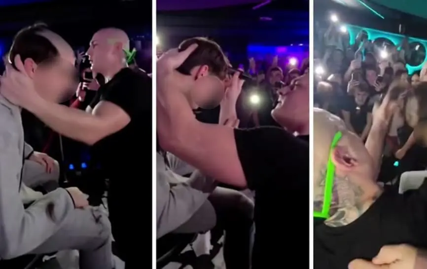 Десингерица повторно шокира- среде настап му ја избричи главата на момче од публиката (ВИДЕО)