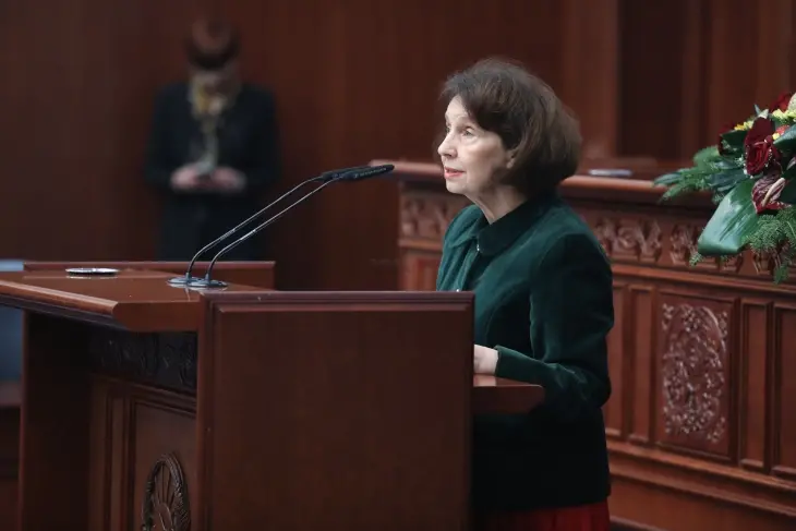 Годишно обраќање на претседателката Сиљановска Давкова во Собранието