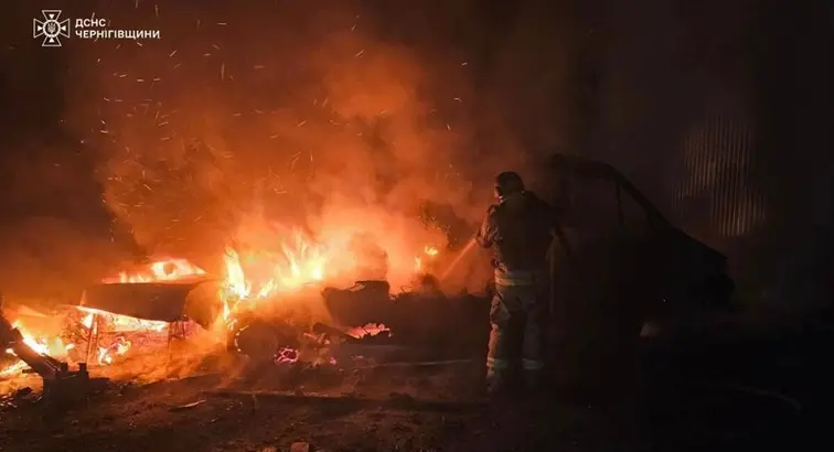 (Фото/видео) Русија ја нападна Украина со повеќе од 600 беспилотни летала, има загинати