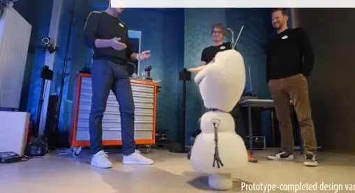 „Оживеан“ ликот на Олаф од „Снежното Кралство“ на „Дизни“